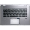 Keyboard HP Zbook Studio G5, G6 (L30668-251, SG-91600-XXA, SN6173BL, SIKA EXW170010912003C) русифицированная чёрная матовая в тёмно-серебристом топкейсе с подсветкой