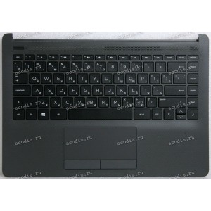 Keyboard HP 240 G8, HP 245 G8 (M23367-251, 6070B1751305, 6037B0155522, L89035-251, HPM16L93SU39302, HPM16L9, 2H1719-052330F, SB550A-73H1) русифицированная чёрная матовая в тёмно-серебристом топкейсе SPS-TOPCOVER W/KB JTB ISK STD TP RUSS Keyboard HP 240 G8, HP 245 G8 (M23367-251, 6070B1751305, 6037B0155522, L89035-251, HPM16L93SU39302, HPM16L9, 2H1719-052330F, SB550A-73H1) русифицированная чёрная матовая в тёмно-серебристом топкейсе SPS-TOPCOVER W/KB JTB ISK STD TP RUSS