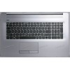 Keyboard HP ProBook 470 G7, 17-by, 17-ca серебристый металлик чёрная русифицированная БЕЗ подсветки (L91025-251, L20192-251, L22750-251,L88728-251,  6037B0144622, 6037B0144722, 2B-ABK16I600, 2B-ABK161600, ABK16I610, 2B-ABK161610, L81042-251, L83727-251, L
