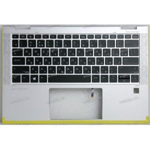 Keyboard HP EliteBook x360 1030 G4 (L70777-251, PMXAEY0P701010025--19, 2B-BB916Q110, )+Topcase чёрная матовая в серебристом топкейсе русифицированная с подсветкой HPI SPS-TOPCOVER W/KYBD BL PVCY RUSS Keyboard HP EliteBook x360 1030 G4 (L70777-251, PMXAEY0P701010025--19, 2B-BB916Q110, )+Topcase чёрная матовая в серебристом топкейсе русифицированная с подсветкой HPI SPS-TOPCOVER W/KYBD BL PVCY RUSS