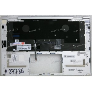 Keyboard HP EliteBook x360 1030 G4 (L70777-251, PMXAEY0P701010025--19, 2B-BB916Q110, )+Topcase чёрная матовая в серебристом топкейсе русифицированная с подсветкой HPI SPS-TOPCOVER W/KYBD BL PVCY RUSS Keyboard HP EliteBook x360 1030 G4 (L70777-251, PMXAEY0P701010025--19, 2B-BB916Q110, )+Topcase чёрная матовая в серебристом топкейсе русифицированная с подсветкой HPI SPS-TOPCOVER W/KYBD BL PVCY RUSS