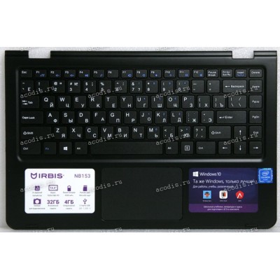 Keyboard Irbis NB153 чёрная, русифицированная +Topcase