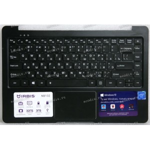 Keyboard Irbis NB132 чёрная, русифицированная +Topcase Keyboard Irbis NB132 чёрная, русифицированная +Topcase