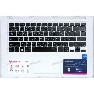 Keyboard Irbis NB70 белая, русифицировнная +Topcase
