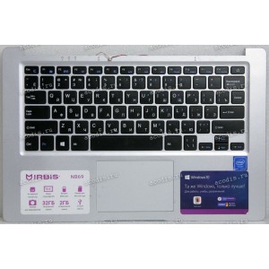 Keyboard Irbis NB69 серебро, русифицированная +Topcase Keyboard Irbis NB69 серебро, русифицированная +Topcase