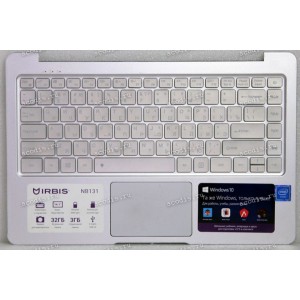 Keyboard Irbis NB131 серебро, русифицированная +Topcase Keyboard Irbis NB131 серебро, русифицированная +Topcase