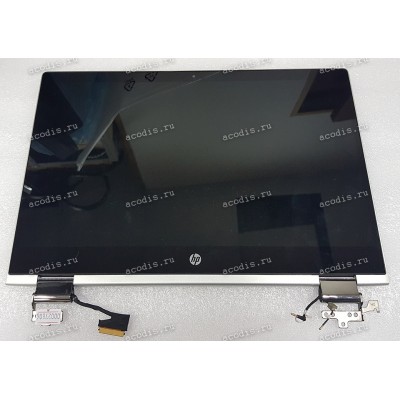 Крышка в сборе HP Pavilion X360 14-CD, серебряная 1920x1080 LED Б/У