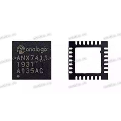 Микросхема Analogix ANX7411QN-AC-R QFN-28 USB PD CONTROL. (Asus p/n: 06050-00570100) NEW original