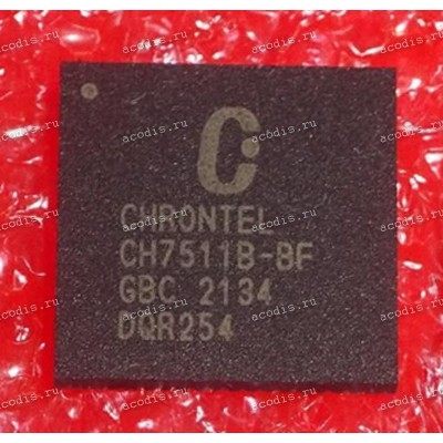 Микросхема CHRONTEL CH7511B-BF QFN68 (GBC) DP TO LVDS (Asus p/n: 02033-00010200) NEW original