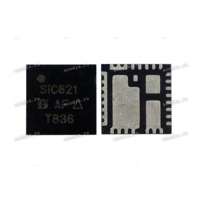 Микросхема Vishay Siliconix SiC621, SiC621CD, SiC621CD-T1-GE3 QFN-32 60 A VRPower Integrated Power Stage