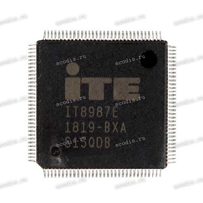 Микросхема ITE IT8987E BXA, BXS QFP-128 HUABEI HQ1111Y005000 LQFP_128, LQFP-128 12094599-00 (Asus p/n: 06037-00290100, 06037-00330000, 06037-00310000) NEW original