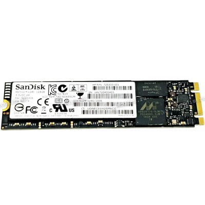 NGFF M.2 2280 SSD B&M key SATA 128GB SanDisk SD7SN3Q-128G-1102 (03B03-00034100) SSD 128GB X300s M.2 2280 X2170002 Б/У