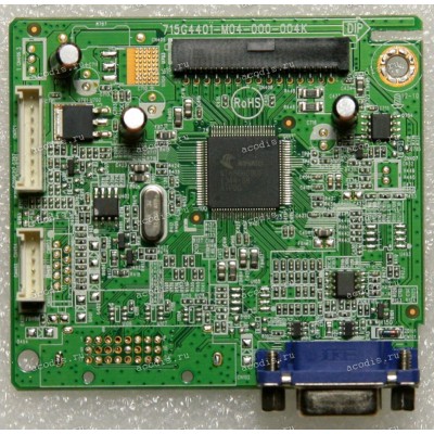 Mainboard ViewSonic 19,5" 1600x900 VA2046A-LED, VS15449 монитор 1600x900 (715G4401-M04-000-004K) E243951 CHIP NT68660BUFG 1344-BB