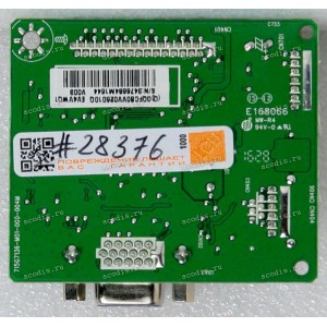 Mainboard Dell 21,5" 1920x1080 S2216H (7157136-M01-0C0-004M) (E168066) V008