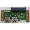 USB & HDD SATA board Asus X560UD (p/n 90NB0IP0-R10011, 60NB0IP0-IO1030) REV:2.0 