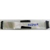 LCD LVDS FFC шлейф мониторный 40 pin обратный, шаг 0.5 mm, длина 220 mm, с замками с двух сторон