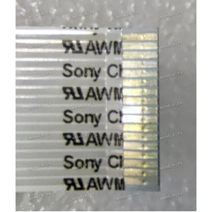 FFC шлейф 16 pin прямой, шаг 1.0 mm, длина 70 mm 