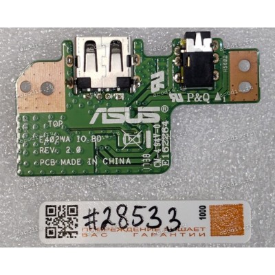 USB & Audio board Asus E402WA (p/n 90NB0HC0-R10010) REV:2.0