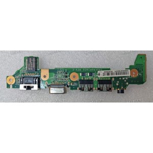 USB & Audio & VGA & RJ-45 board HP Compaq Mini 311C (p/n DA0FP6PI6E0) REV E