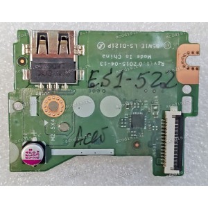 USB & CardReader board Acer Aspire ES1-522 (p/n B5W1E LS-D121P)
