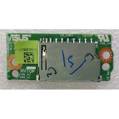 CardReader board Asus All In One ZN270IEGK, ZN270IEG, ZN270IEUK, ZN270IEUT (p/n 90PT01R0-R13000), REV 2.0