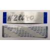 FFC шлейф 50 pin прямой, шаг 0.5 mm, длина 100 mm