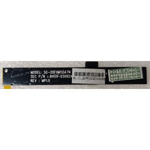 Camera Samsung XE700T, XE700T1A-A01RU, XE700T1A-A04RU, XE700T1A-HG1RU (BA59-03092A, SC-20FHM11347N MP1.0, R1.11_207F1202C) MODULE-CAMERA:SC-20FHM11347N,NCM-207F,2