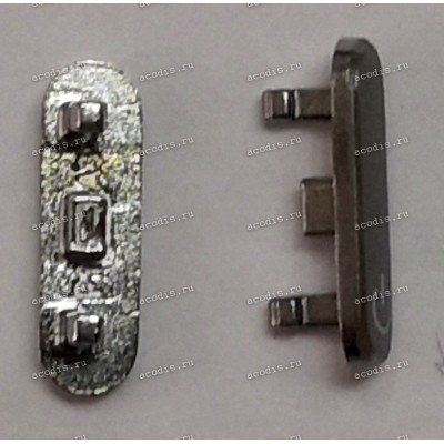 Толкатель кнопки включения YotaPhone 2 YD201, YD206 серебристый (YT0225069 silver, возможно YT0225068)