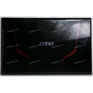 Верхняя крышка MSI GE70 чёрно-красная глянец(757A222P89DA)