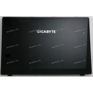 Верхняя крышка Gigabyte P15 чёрная матовая (6-39-W6501-011-G)