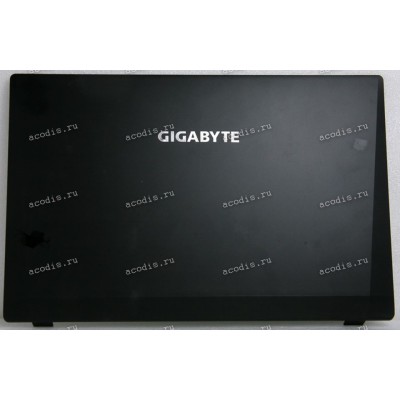 Верхняя крышка Gigabyte P15 чёрная матовая (6-39-W6501-011-G)