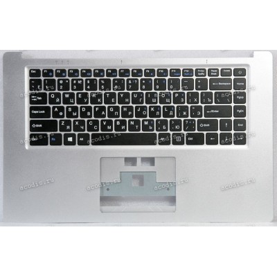 Keyboard Digma EVE 15 C400 ES5041EW + topcase (MB30011008 YXT-NB93-154) SP12691 (Black/Silver/Matte/RUO)