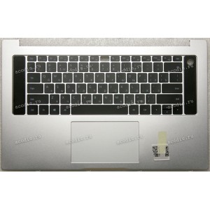 Keyboard Huawei Honor MagicBook PRO 7NM HLYL-WFQ9 серебристая, русифицированная (02354BTG , 2H-BCQRUH80121, CGH37H97TC0030, SB971D-12H OH N, TEE37H97TC0030)+Topcase