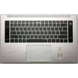 Keyboard Huawei Honor MagicBook PRO 8+512 HLY-W19R серебристая, русифицированная (02353FWV, Halley-W19BR, 2H-BCQRUH80121, PF2769209S, PFKLVUS209S, CGH37H97TC0030, TEE37H97TC0030, SB971D-12H 0H N)+Topcase