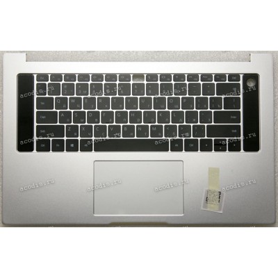 Keyboard Huawei Honor MagicBook PRO 8+512 HLY-W19R серебристая, русифицированная (02353FWV, Halley-W19BR, 2H-BCQRUH80121, PF2769209S, PFKLVUS209S, CGH37H97TC0030, TEE37H97TC0030, SB971D-12H 0H N)+Topcase