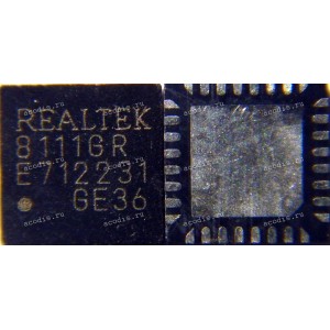 Микросхема RealTek RTL8111GR, RTL8111GR-CG, RTL8111GUX-CG, 8111GR QFN-32 (Asus p/n: 02043-00090700, 02043-00090900) NEW original