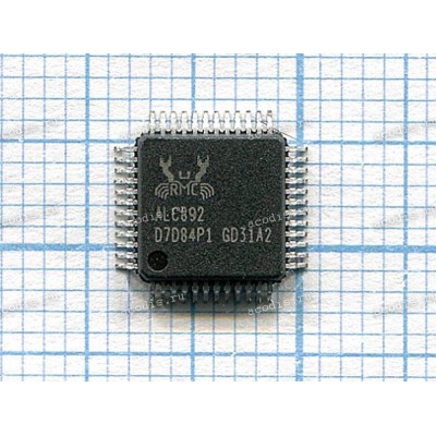 Микросхема RealTek ALC892, ALC892-CG, ALC892-GR LQFP-48 (Asus p/n: 02G611230701, 02G611230700) NEW original