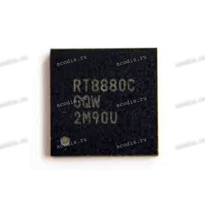 Микросхема RichTek RT8880CGQW, RT8880C-GQW WQFN-52L(6*6) PWM CONTROLLER (Asus p/n: 06095-00910100) NEW original