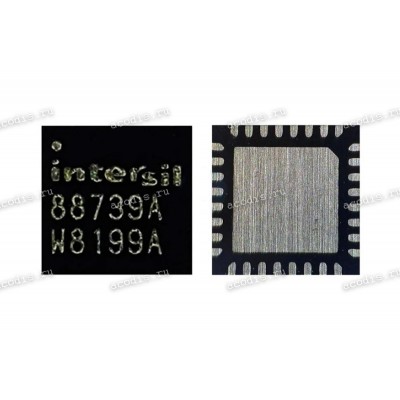 Микросхема Intersil ISL88739A, ISL88739AHRZ, 88379A QFN-32 IC BATT MGMT LI+ 1-4CELL 28WQFN CHARGE MANAGE IC