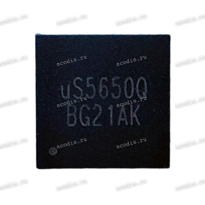 Микросхема Texas Instruments US5650, US5650Q, US5650QQKI QFN-32 uS5650Q1, uS5650Q-DS-C3000 WQFN4*4-32L (Asus p/n: 06129-00100100) ADC Prefilter with Analog Multiplexer