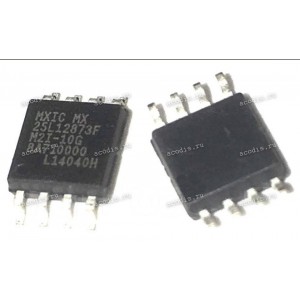 Микросхема MXIC MX25L12873F-M2I-10G CMOS Serial Flash 8-SOP, SOP-8 3V 128M-BIT [x 1/x 2/x 4] CMOS MXSMIO (SERIAL MULTI I/O) FLASH MEMORY