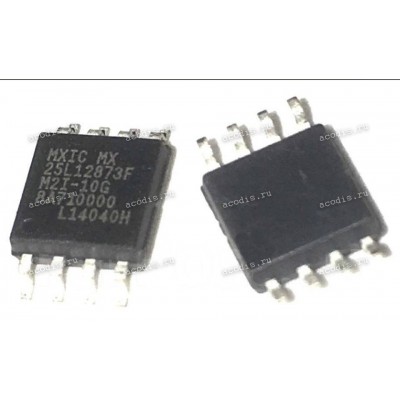 Микросхема MXIC MX25L12873F-M2I-10G CMOS Serial Flash 8-SOP, SOP-8 3V 128M-BIT [x 1/x 2/x 4] CMOS MXSMIO (SERIAL MULTI I/O) FLASH MEMORY