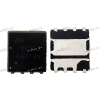 Микросхема Alpha&Omega AO36352, AON36352, AONY36352 DFN 5X6D 30V Dual Asymmetric N-Channel MOSFET 49A/85A