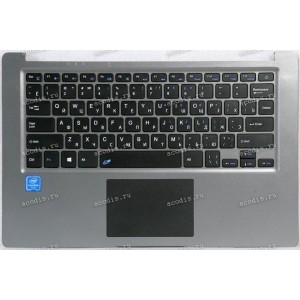 Keyboard Digma EVE 14 C410 ES4057EW + topcase MB27716023 YMS-0186-A VER:A0 SP14212 (Black/Silver/Matte/RUO)