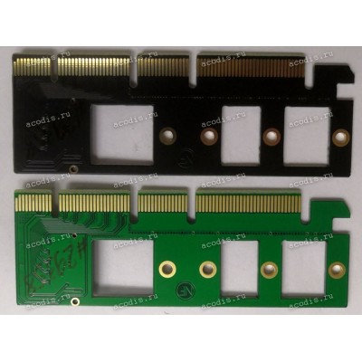 Переходник NGFF M.2 "M key" NVME, AHCI SSD (M.2 2230, 2242, 2260, 2280) в PCI-E PCI Express 3.0 16x 8x 4x NFHK N-M201 v2.0