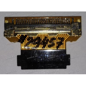 Переходник 30pin 19(15,1)mm шаг 0,5 мм к кабелю на 30pin 17(12,3)mm шаг 0,4 мм к матрице HQ-S30-30edp 