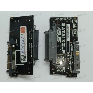 HDD SATA board Asus Mini PC VM62 SATA1X2_P RAID SSD HDD BD. (90MS00J0-R11000, 69PA33D10A01) CAN ICES-3 (B)/NMB-3(B) SATA1X2_P REV. 1.01, BTC-202B