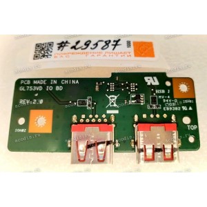 USB board Asus GL753VE IO BD (p/n: 90NB0DN0-R10040)