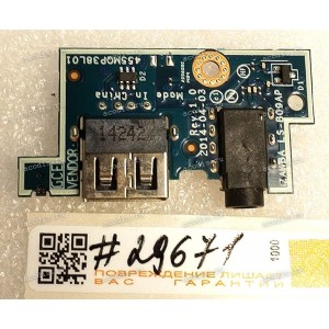 USB board Lenovo ZAWBA LS-B09AP B50-30, B50-45, B50-70 B40-45 (p/n: 5C50G46274  90007250)
