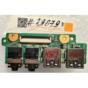 Audio & USB Board Asus N56JN, N56V(p/n: 60NB04Z0-AU1020-200, 3NNJ8AB0060)